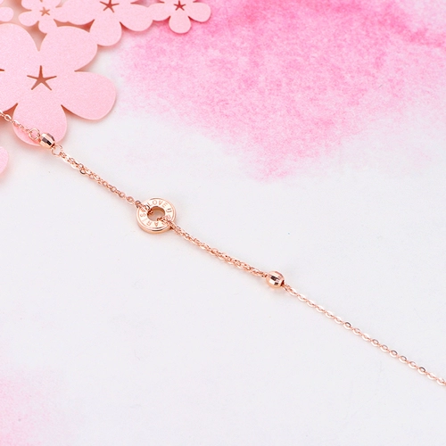 Золотой браслет, ювелирное украшение, золото 750 пробы, розовое золото, официальный продукт, подарок на день рождения