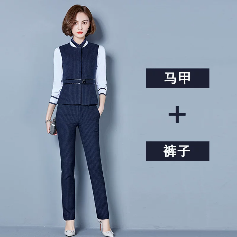 Elite set, classic suit jacket, nurse uniform for work