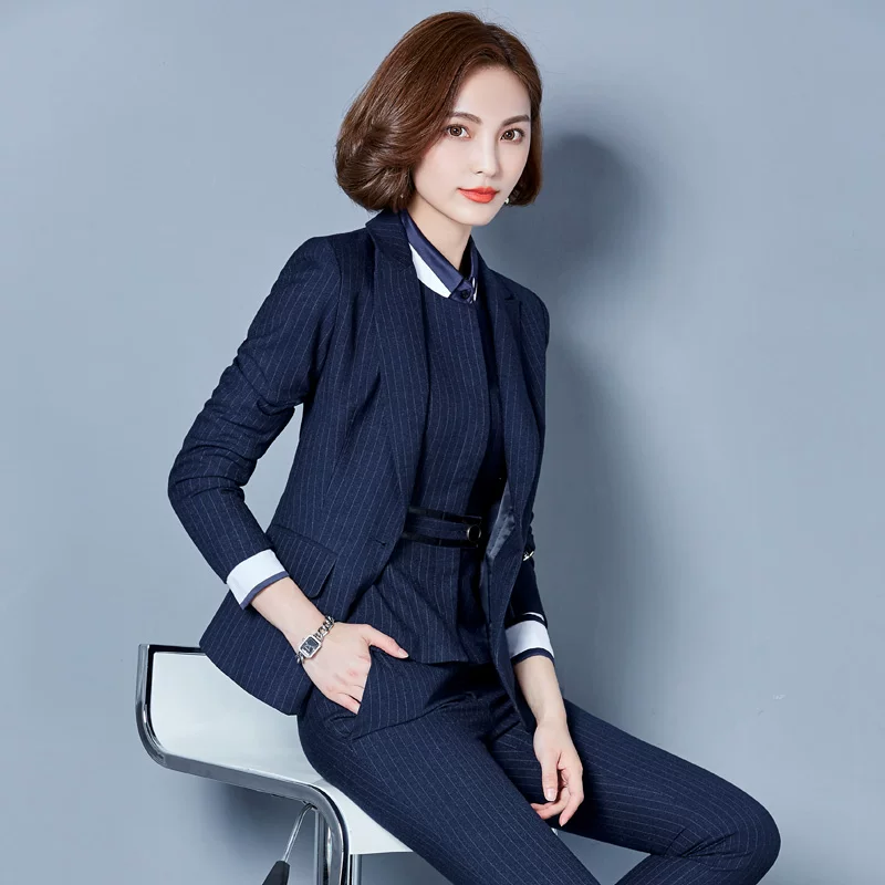 Elite set, classic suit jacket, nurse uniform for work