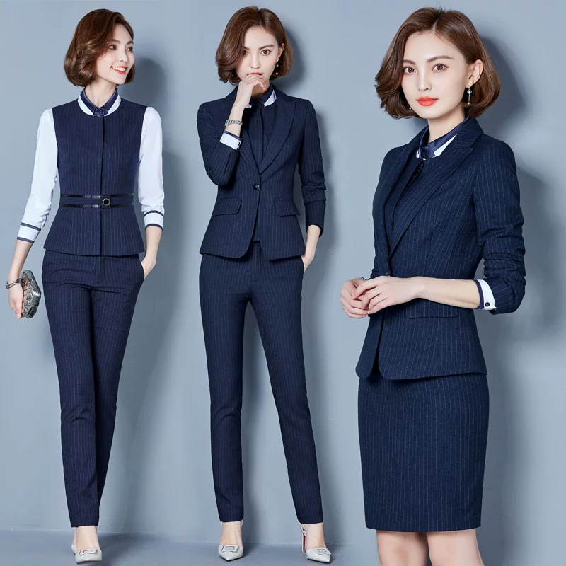 Elite set, classic suit jacket, nurse uniform for work