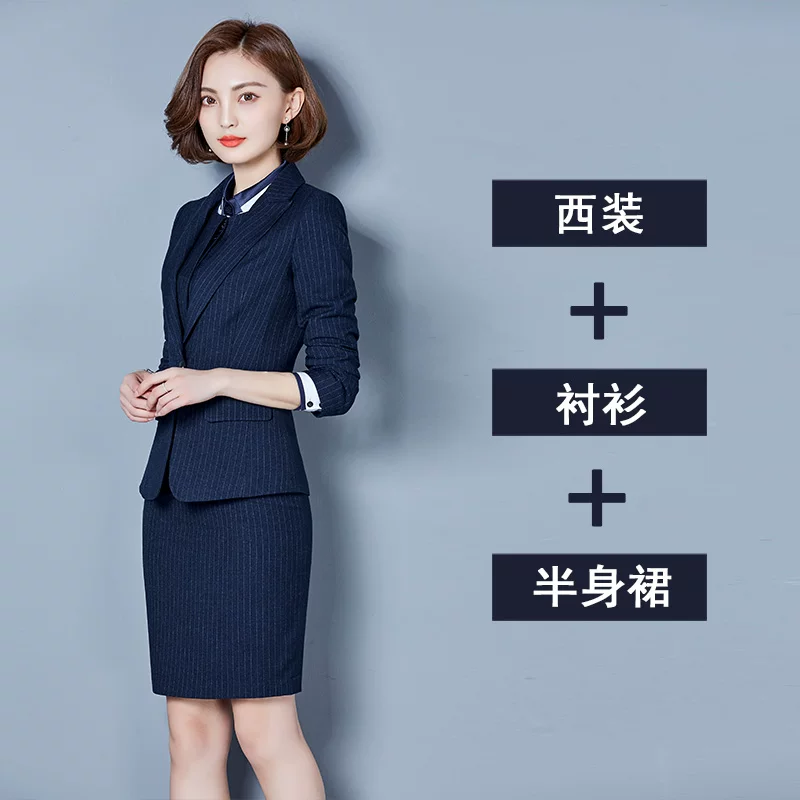 Elite set, classic suit jacket, nurse uniform for work