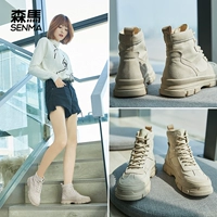 Semir, Martens, Tide, универсальные короткие сапоги в английском стиле, ботинки, в британском стиле, 2020 года, подходят для весны и осени, визуально стройнят, популярно в интернете