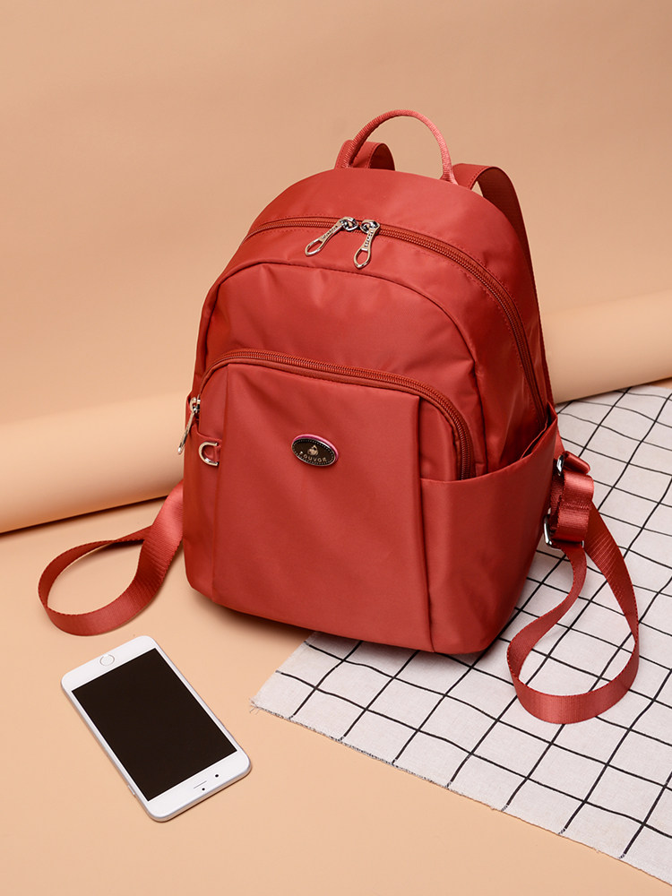 Summer joker backpack female 2021 new large capacity canvas computer backpack oxford cloth leisure travel bag