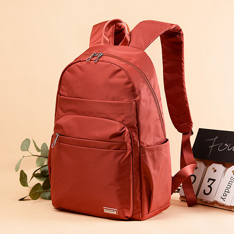 Summer large capacity backpack female 2021 new Oxford cloth computer bag canvas travel backpack college student school bag