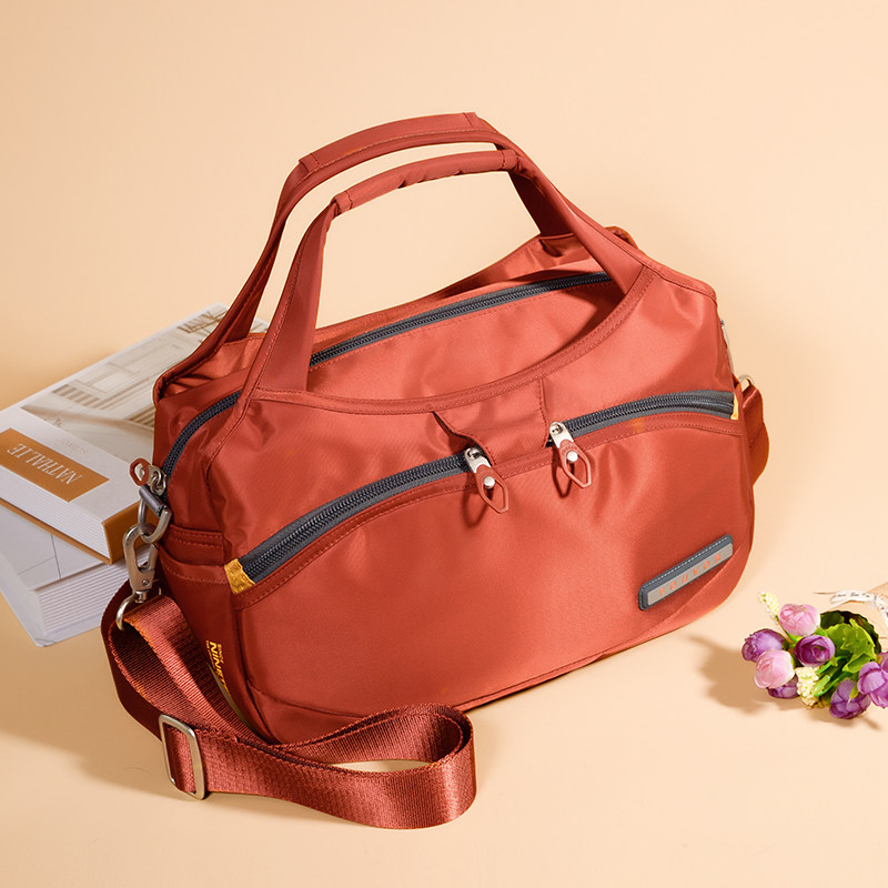 Handbag Woman 2022 New Nylon Girl Bag Oxford Cloth Single Shoulder Skewed Satchel Mother Sail Bag Large Capacity Bag Bag