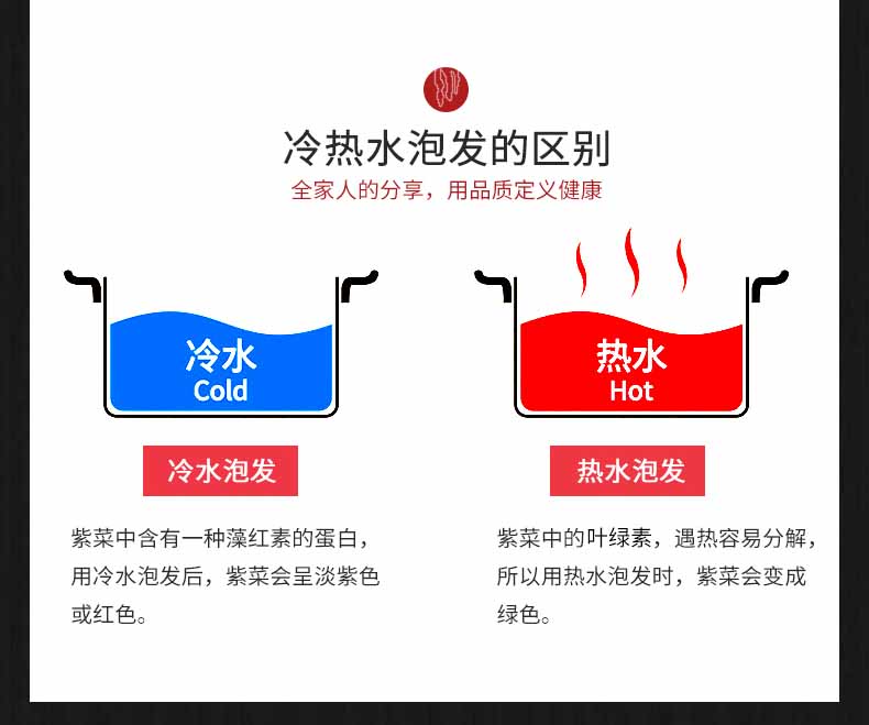 【阿一波】天然头水免洗纯紫菜100g