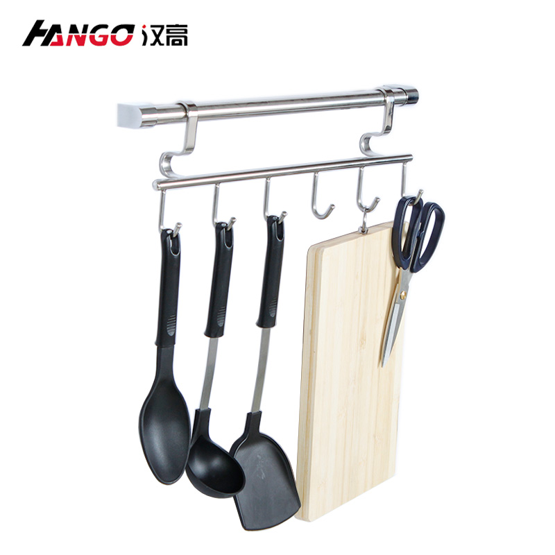 Henkel kitchen 304 stainless steel pendant shelf hook rack Kitchen storage rack shelf HG-09