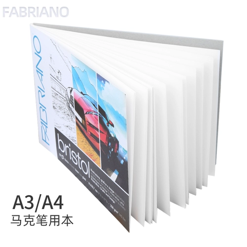 Комиксы, маркер, чернила, оригинальная импортная книга с картинками, ручная роспись, 250 грамм, 3A, Италия