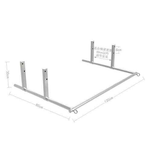 Длинный двусторонний турник из нержавеющей стали для спортзала