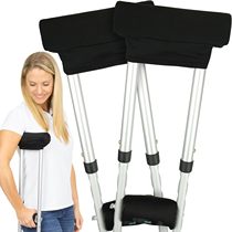 US direct mail Vive advanced crutch pad and handle comfortable breathable removable pad moisture wicking and deodorizing accessories