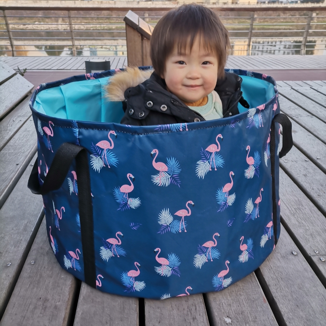 Children's bath bag without installation folding portable bath household with thick insulation bath for boys and girls bath bucket