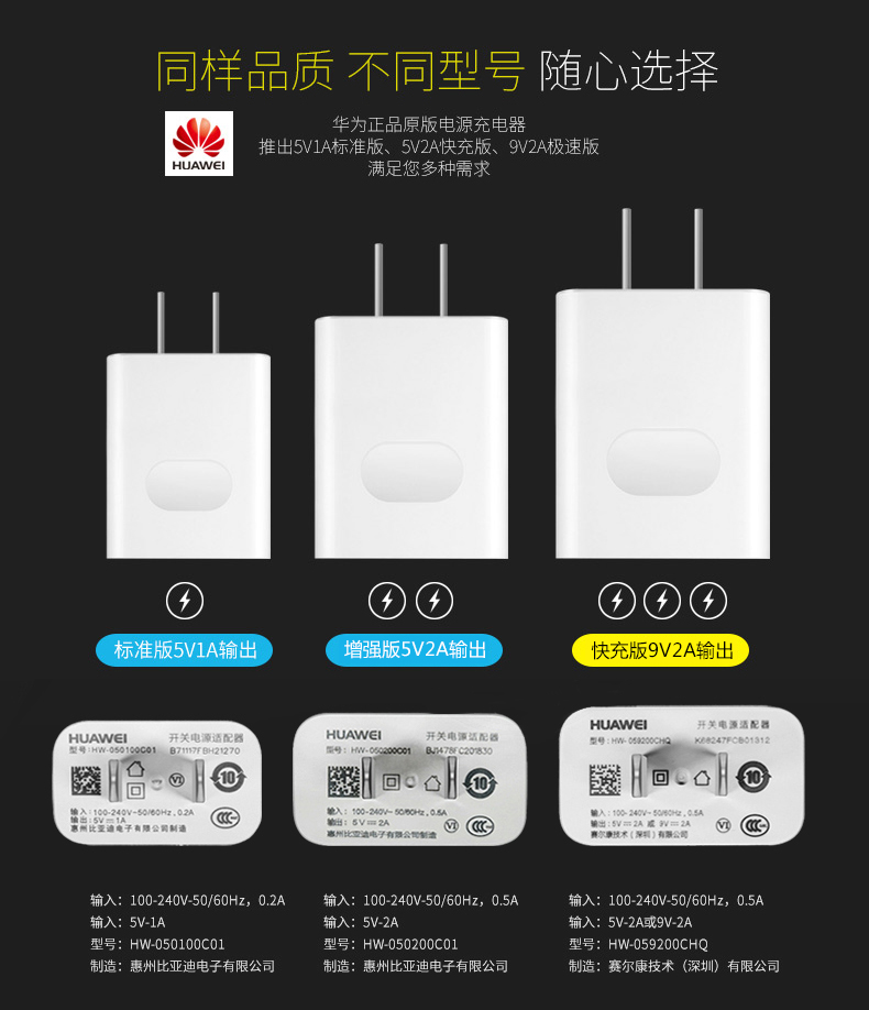 chargeur HUAWEI pour téléphones HUAWEI HUAWEI - Ref 1290894 Image 15