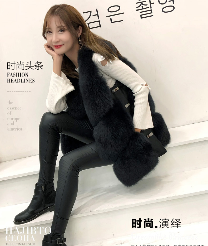 Manteau de fourrure femme - Ref 3172322 Image 7