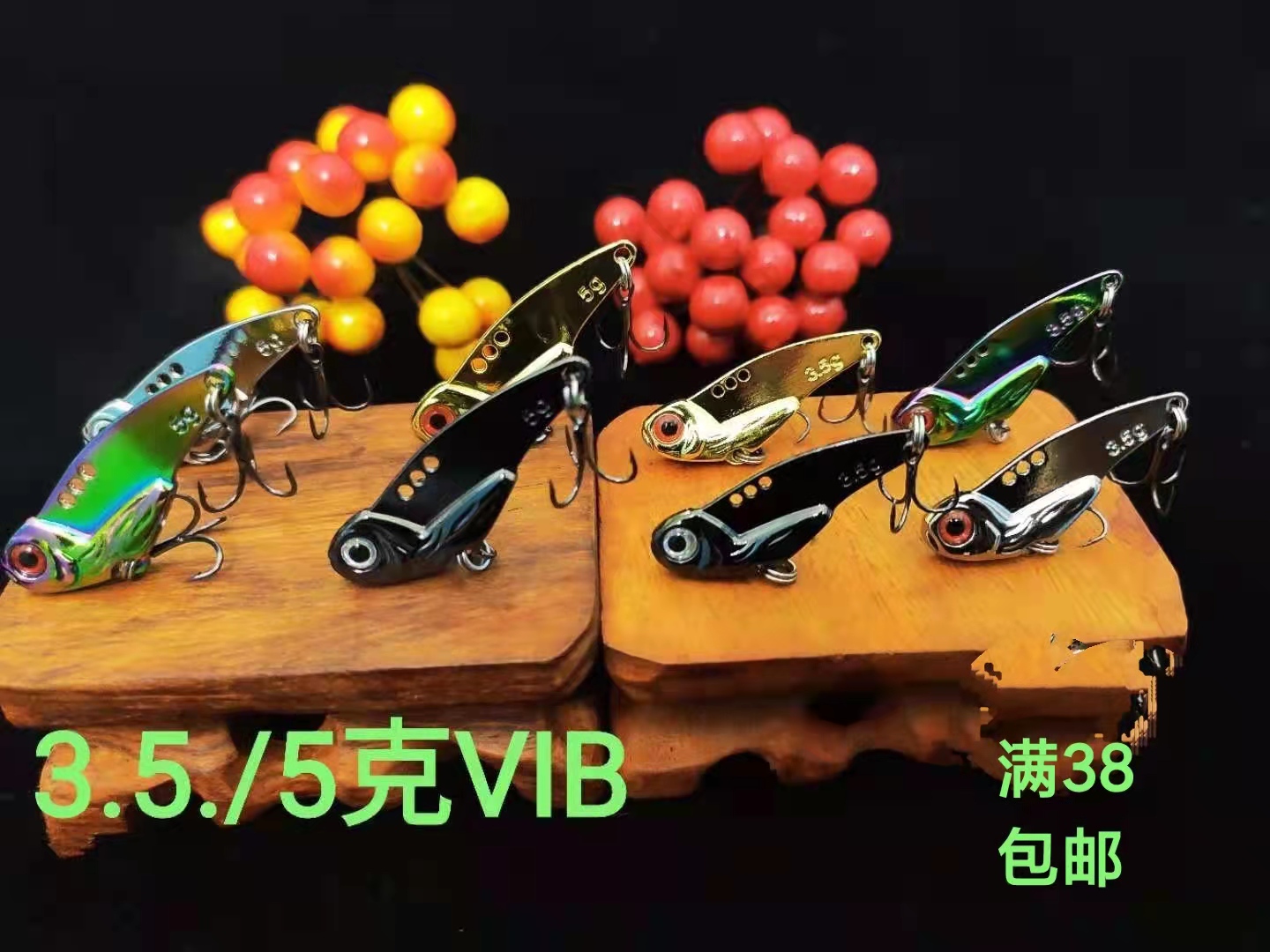 Micro things, micro things, God of War VIB3 5 5 7 grams horse mouth army mandarin fish red-eyed white-striped sea bass special bait