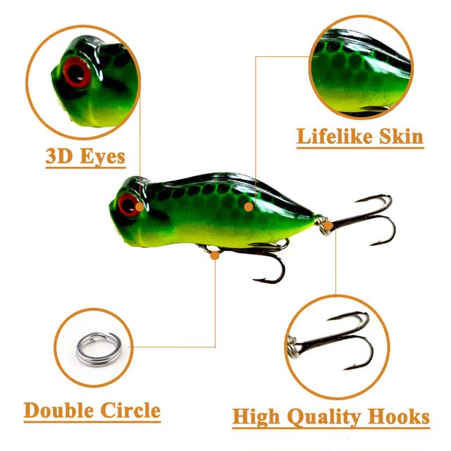 Micro-fine family floating water wave pick road sub-bait slope climb small false bait P wave climb horse lipstick eyes cocked mouth sea bass bait
