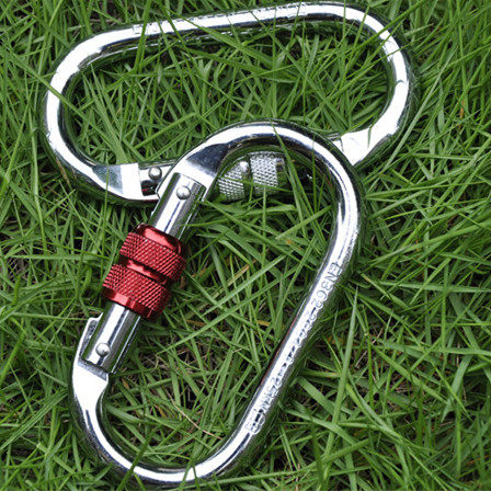 Professional Rock Climbing Main Lock Mountaineering Buckle Hook Outdoor Fast Hanging Load Bearing Hook Equipped Safety Catch O Type Mellon Lock