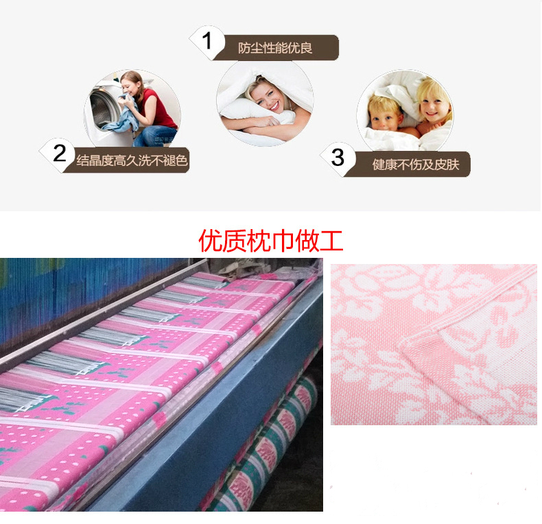 JLY cotton gối đôi gạc làm mới thoáng khí đôi gối khăn đơn người vỏ ga gối
