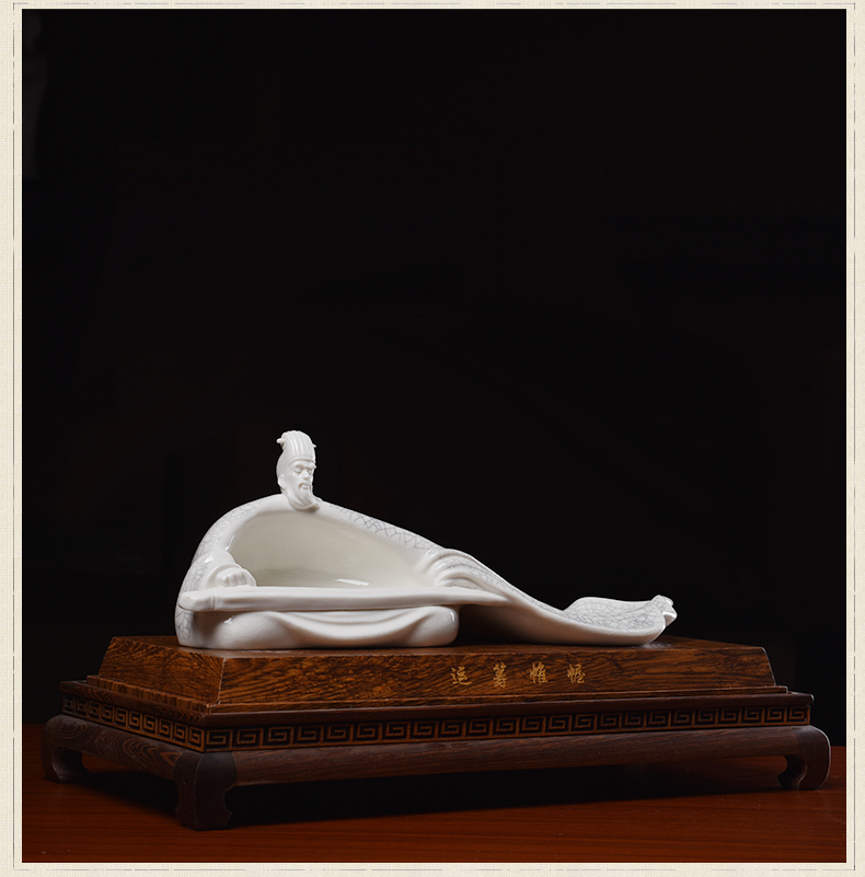 The east mud creative ceramic commands from a Chinese gift furnishing articles dehua white porcelain art/D30-13