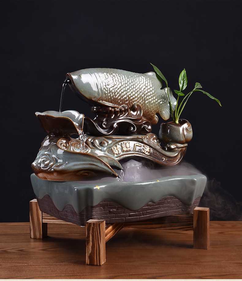 East jinlong ruyi soil water apparatus furnishing articles high - grade creative ceramic version into gifts/treasures will be plentiful