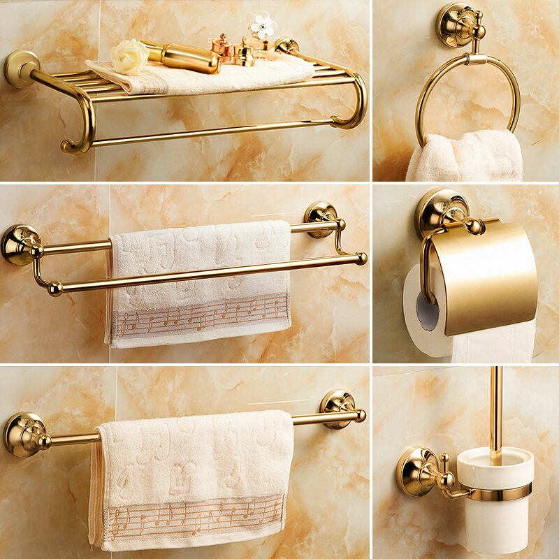 Diving Boat Golden Hardware Pendant Suit Fur Towel Rack Bath Towel Rack MAKEUP ROOM EU TYPE ANDEAN