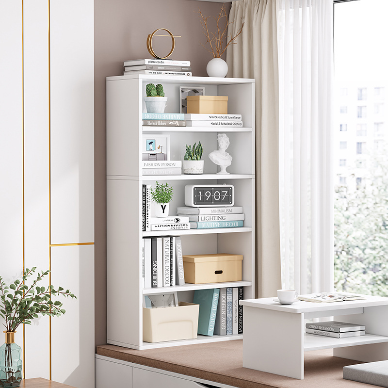 Bookshelf Minima Floor Floating Window Small Book Cabinet Lockers Combined Balcony Simple Home Multilayer Shelve