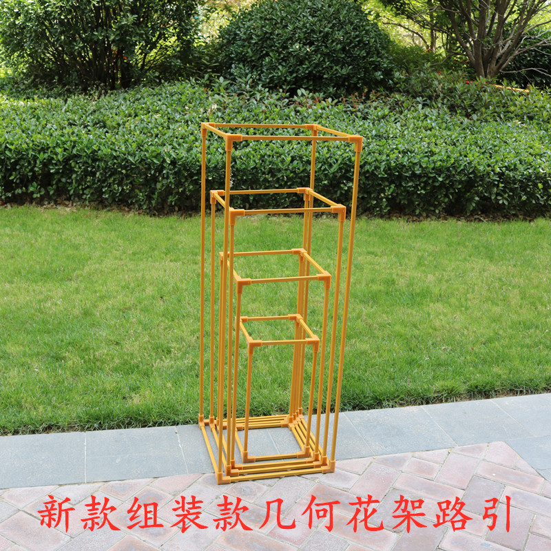 New wedding props road lead geometric road lead iron box road lead box road lead welcome area Rubik's cube road lead