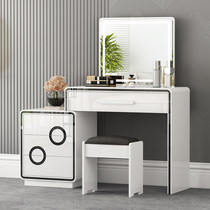Dressing table storage cabinet integrated bedroom simple modern makeup table small apartment paint light luxury makeup table multifunctional