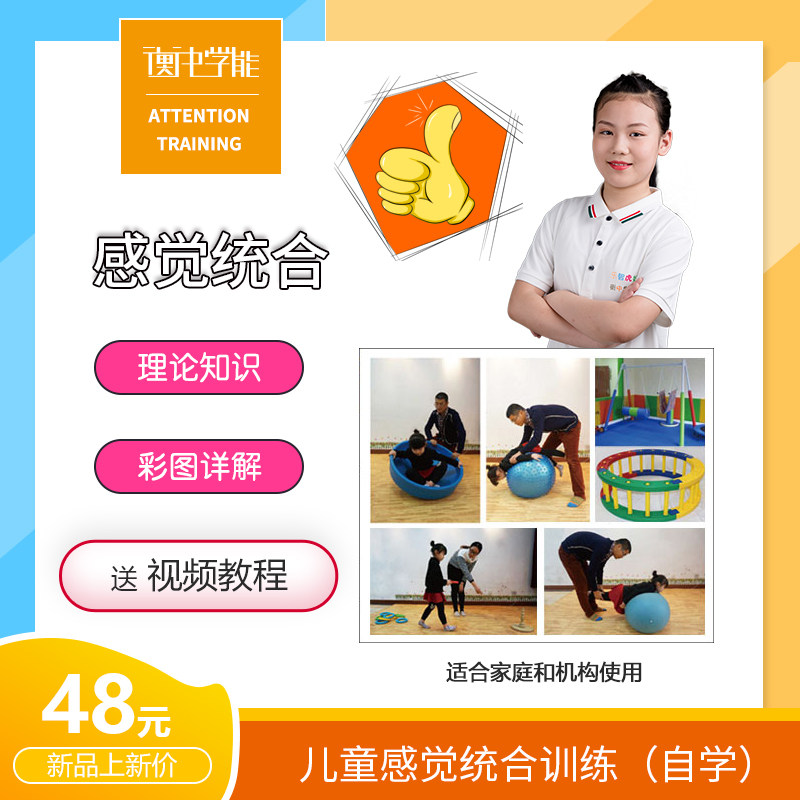 Children's sensory Integration training Self-study manual Teacher training Heng Middle School Sensory integration Kindergarten Parent-child Garden