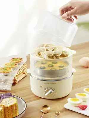 Rongshida Egg Steamer Multifunctional Egg Boiler Automatic Power Off Household Breakfast Machine Dormitory artifact Timing Small