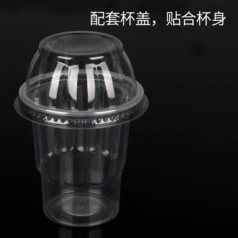 Моделька утилизационного стакана для мороженого Mu Ai, Dripper Ice Dripper Bigria, пудинг, десерт, крышка