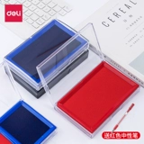 Красная большая быстросохнущая чернильная подушечка, синяя черная печать, отпечаток рук для офиса, быстрое высыхание