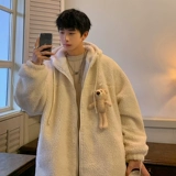 Tide, зимняя бархатная толстовка с капюшоном, трендовый пуховик, утепленная куртка