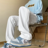 Демисезонные флисовые штаны для отдыха, свободный прямой крой