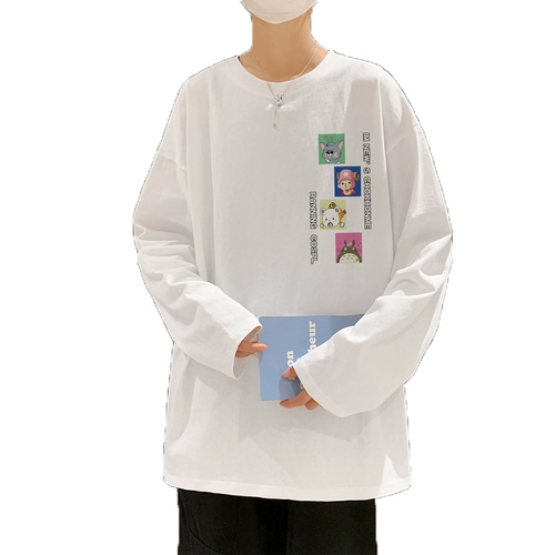 Весенняя брендовая толстовка, трендовый лонгслив, комплект для отдыха, в корейском стиле, большой размер