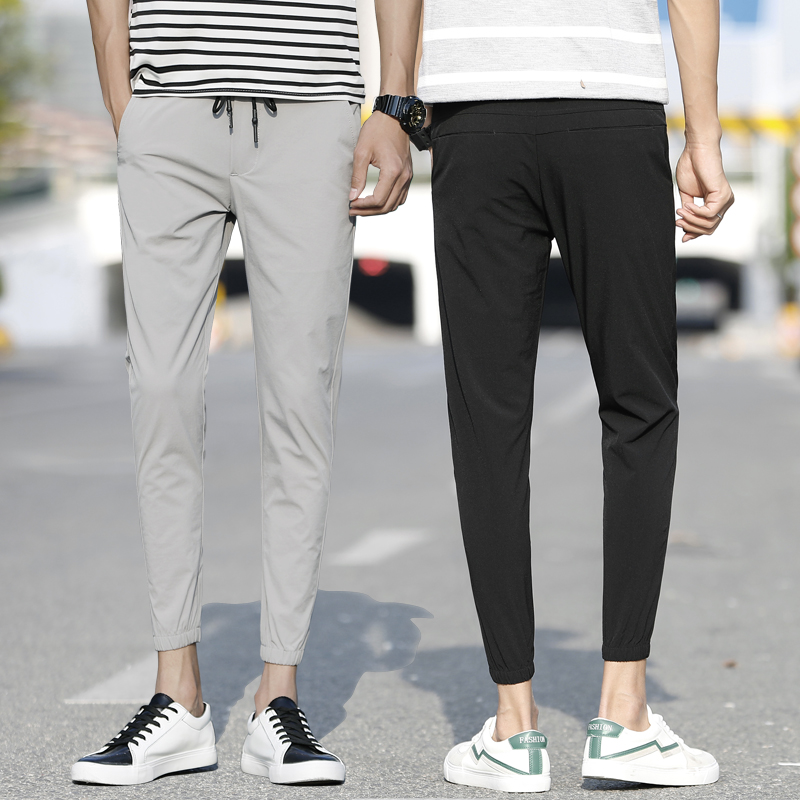 16 junior high school students sports pants men's thin pants 17-year-old teenagers casual pants 9 boys summer