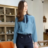 Весенняя осенняя цветная рубашка, в западном стиле