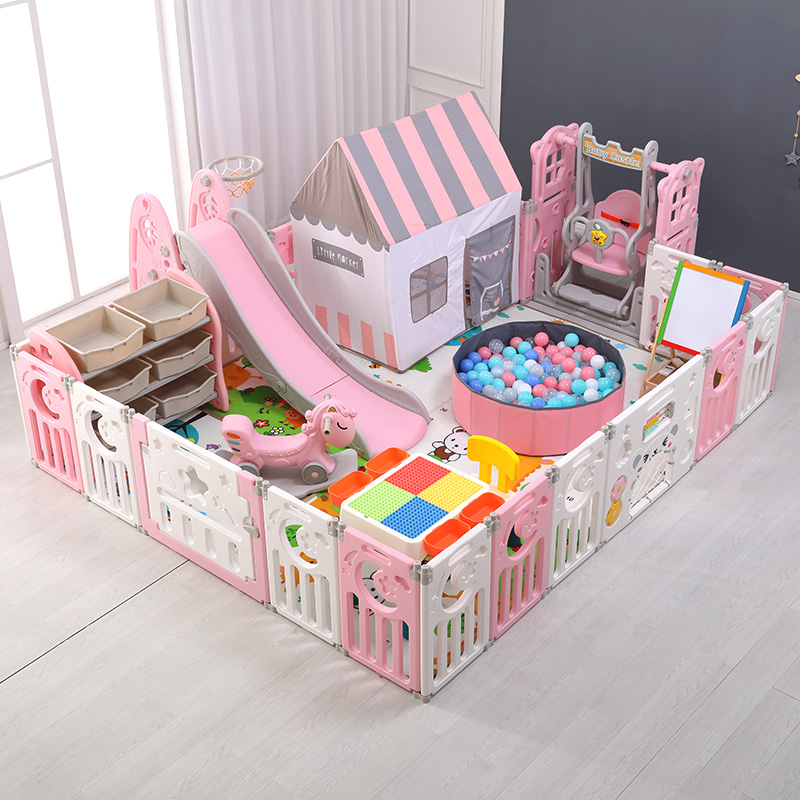 Children's Game Fence Park indoor household small toys baby baby crawling mat pad protective fence fence