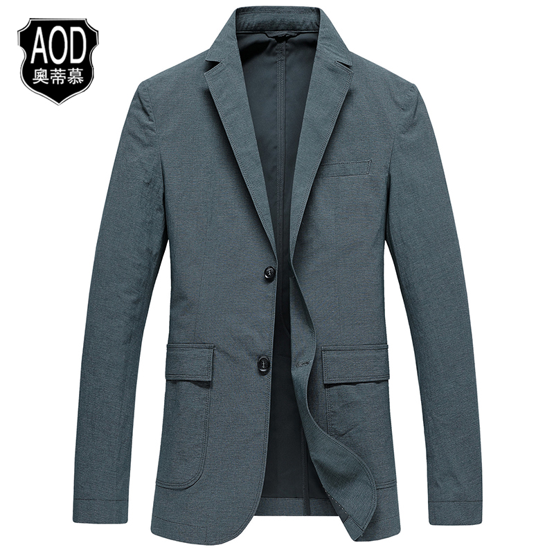 2023 new men's western suit middle-aged casual suit men's thin spring and autumn jacket men's business poop for autumn blouses-Taobao