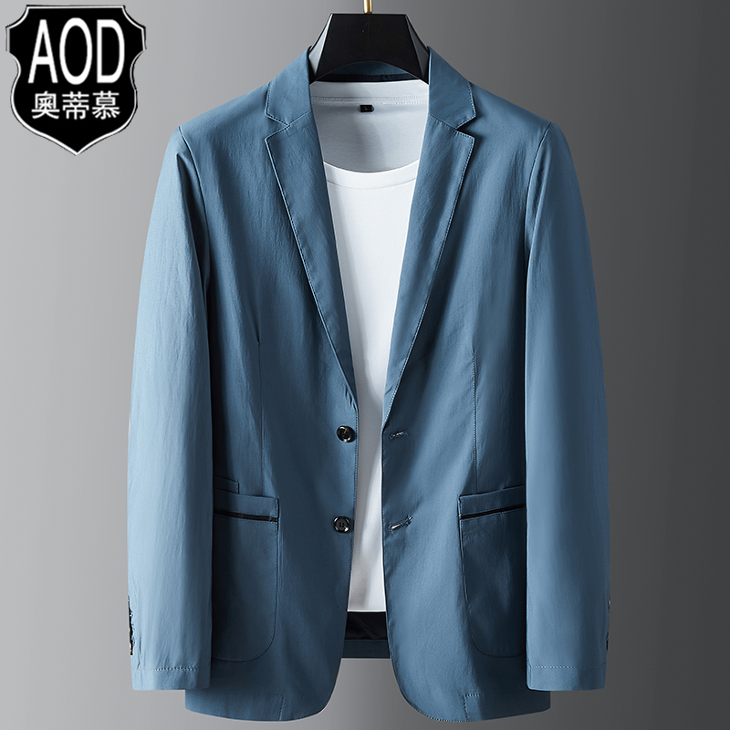 Autumn new Western-style men's casual xiu slim fit small suit middle-aged men's business men's business men's spring and autumn jacket man