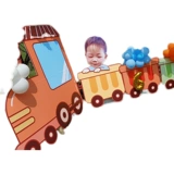 Детский поезд для мальчиков, воздушный шар для детского сада, подарок на день рождения