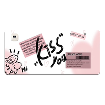 VISION英文插画加热鼠标垫超大发热暖桌垫办公室垫子桌面电脑键盘电热板暖手桌垫