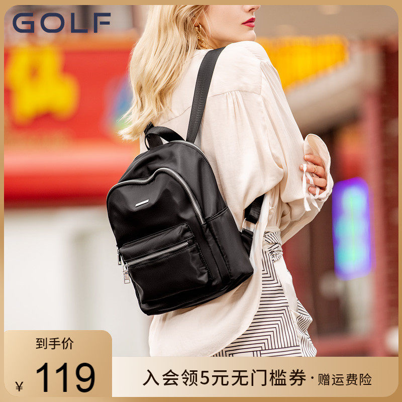 GOLF golf double shoulder bag woman 2021 new Korean version tide fashion 100 hitch bag travel bag women's bag bag