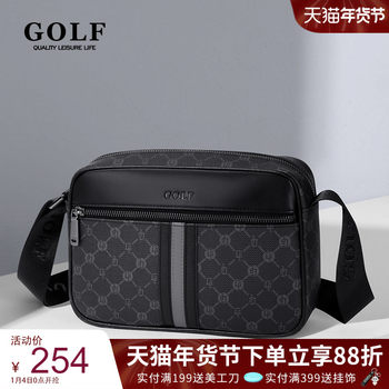 Golf Men's Shoulder Bag 2025 New Casual Business Crossbody Bag Men's Large Capacity Trendy Shoulder Bag Fashionable Commuting