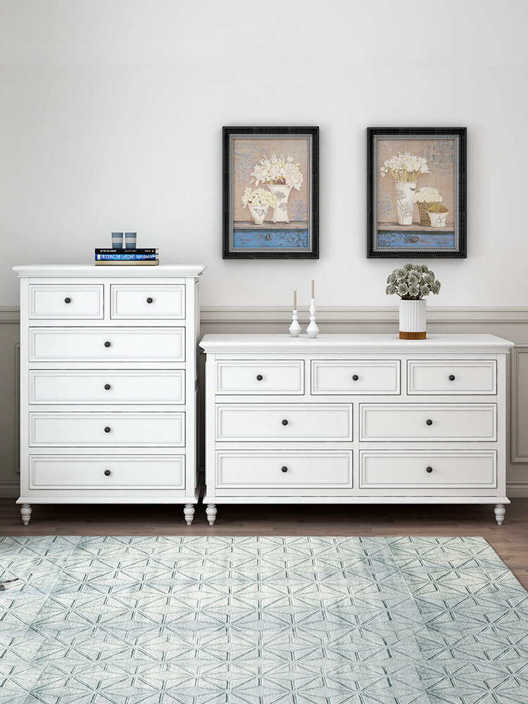 American Fighting Cabinet Solid Wood 67 Bucket Cabinet Minima Modern Bucket Closet Bedroom White Baking Varnish Lockers Custom