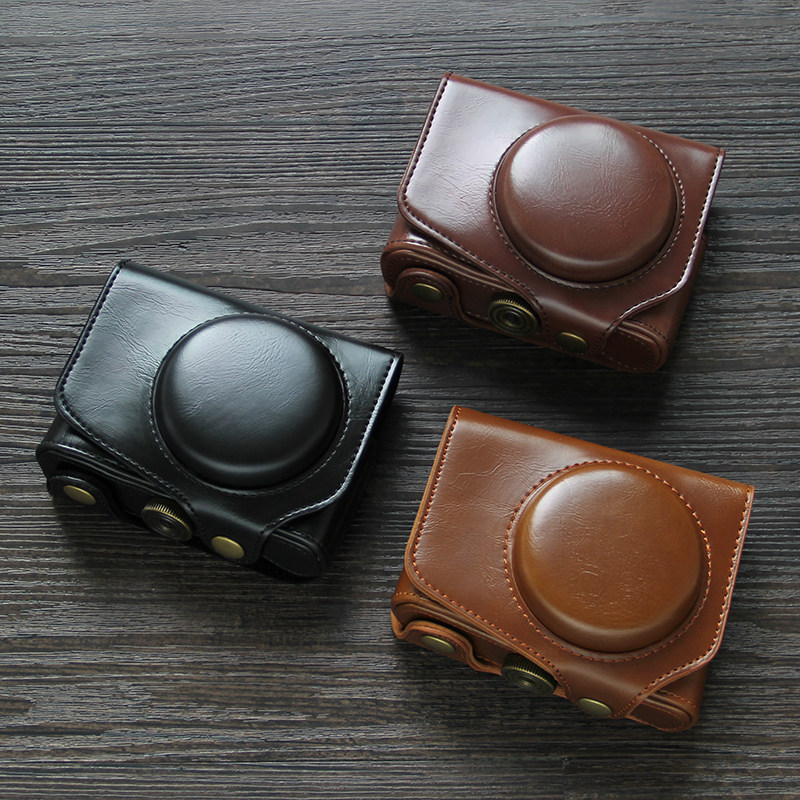 Panasonic LX10 camera bag single shoulder applicable DMC-LX10GK-K retro LX7 lx5 protective leather cover