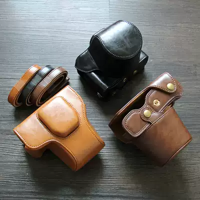 Fuji X-T100 Camera bag Single shoulder xt200 Protective case Messenger xt100 micro SLR camera holster Leather base retro