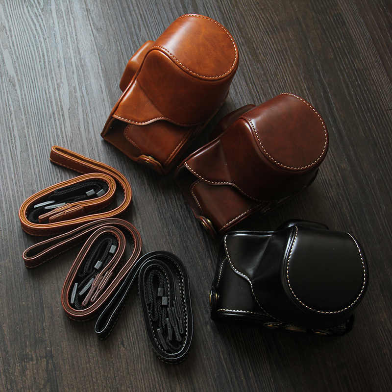 Olympus epl10 Camera Bag PEN-F Vintage Camera Cases 14-42 Leather Case E-PL8 7 epl9