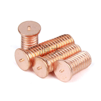 Copper plating welding screw welding screw welding screw welding nail M5 * 6-8-10-12-25M4M6M8