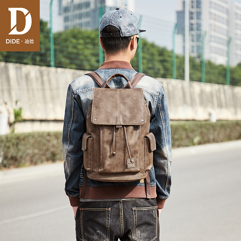 Didd backpack men's casual large capacity student school bag backpack fashion trend business backpack men's travel bag