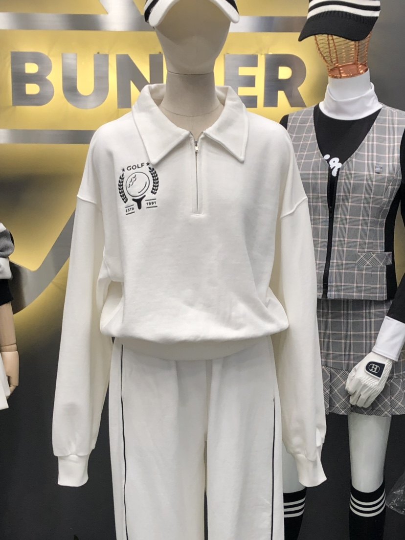 BUNKER Korea East gate 2022 Spring new pure color Fashion capers Casual Thick Cotton